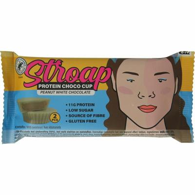 Stroap Protein choco cup peanut white chocolate