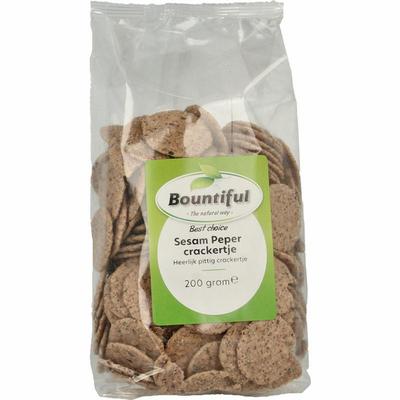 Bountiful Sesame pepper cracker