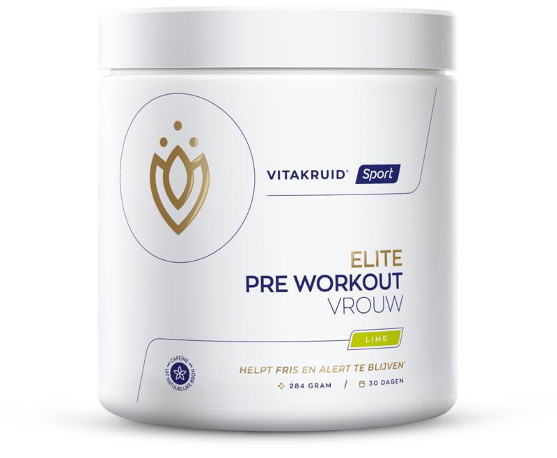 Vitakruid Elite pre workout vrouw