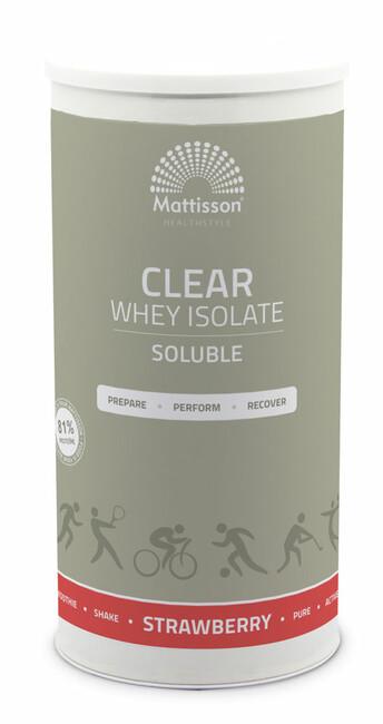 Clear whey isolate strawberry