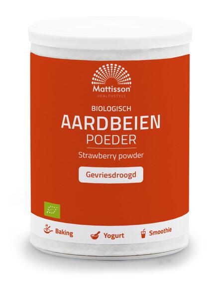 Aardbeien poeder bio