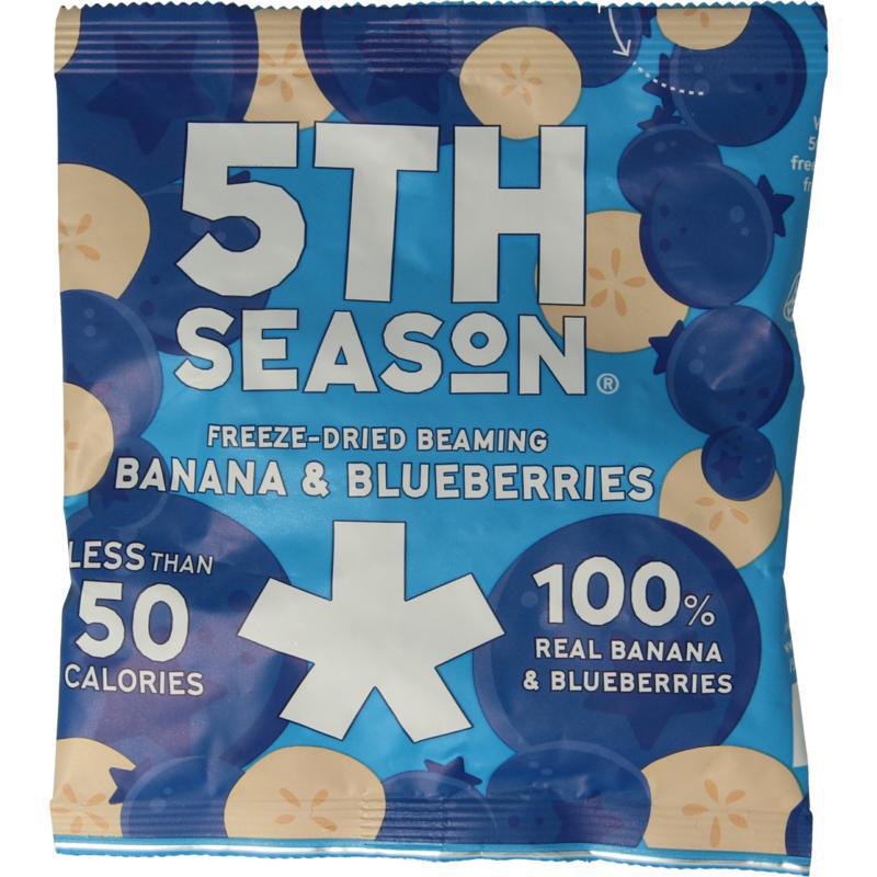 Freeze dried banana blueberry