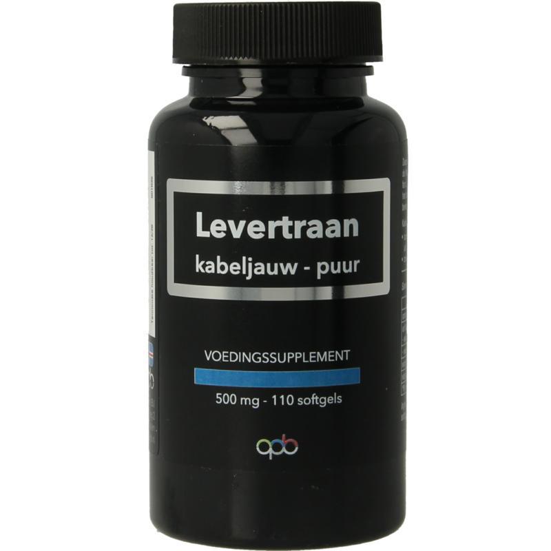 Levertraan kabeljauw puur 500mg