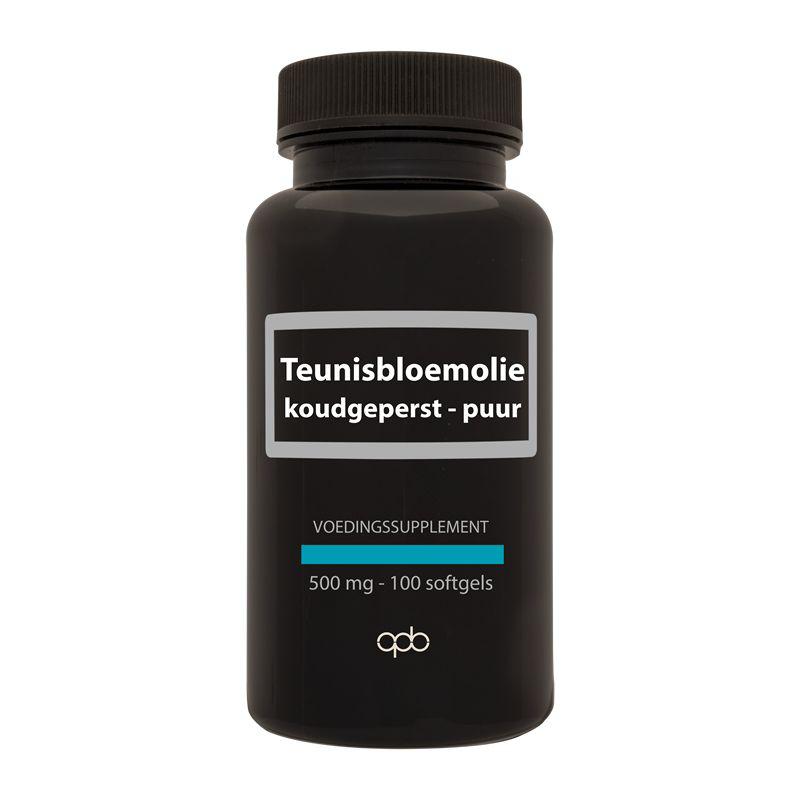 Teunisbloemolie koudgeperst puur 500mg