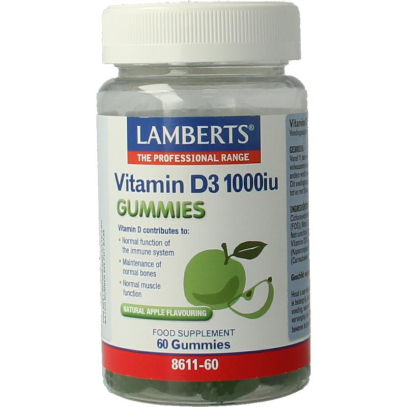 Vitamine D3 1000IE gummies