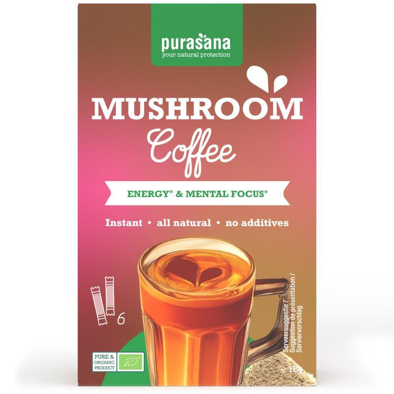 Instant mushroom coffee 6x3g bio