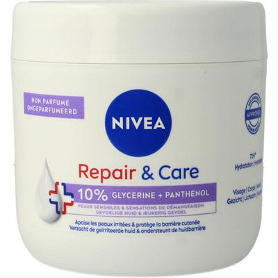 Nivea Repair & care bodycreme fragrance free sensitive