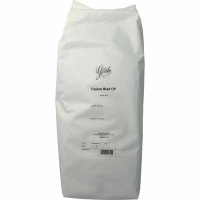 Geels Ceylon blad op