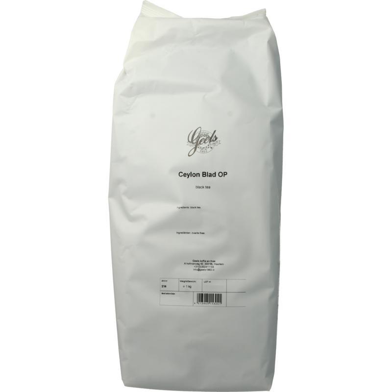 Ceylon blad op