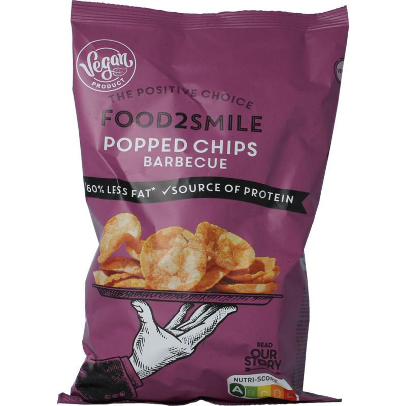 Popped chips barbecue