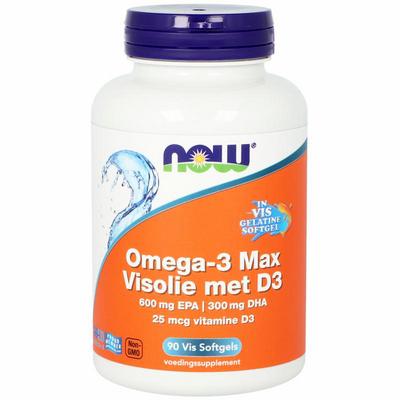 NOW Omega 3 max visolie D3 EPA DHA