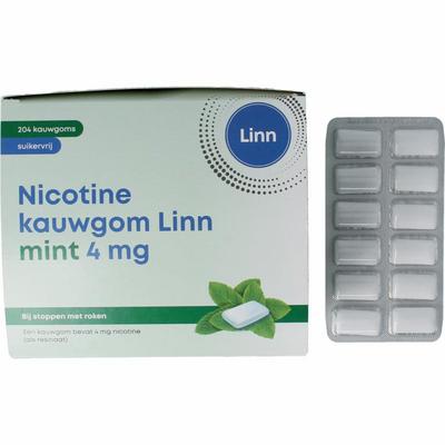Linn Nicotine kauwgom 4mg mint