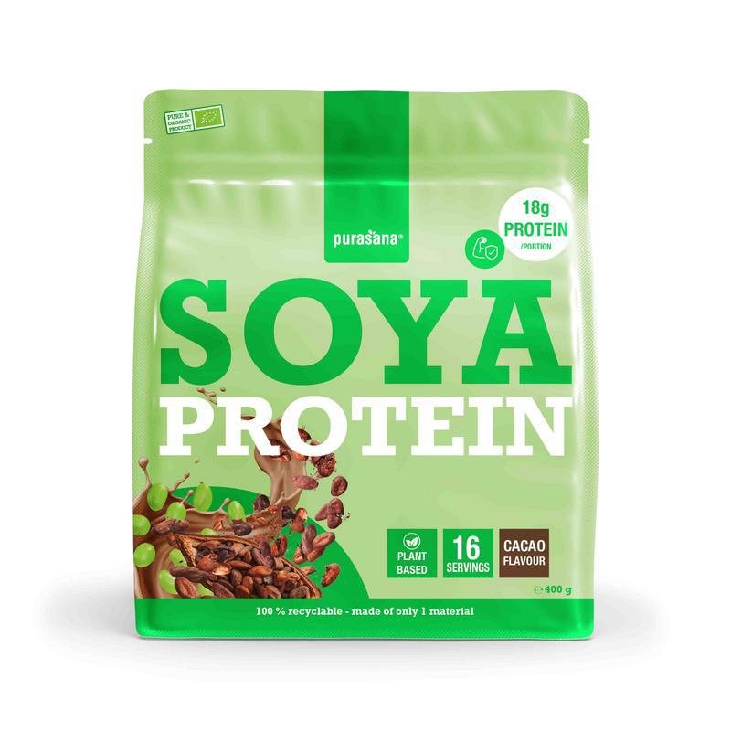 Plant protein soja cacao bio