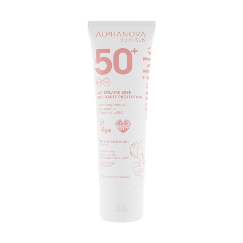Baby sun milk sensitive bio SPF50+