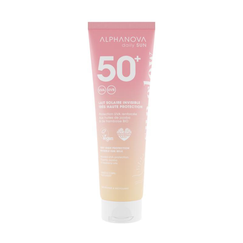 Invisible sun milk sun glow bio SPF50