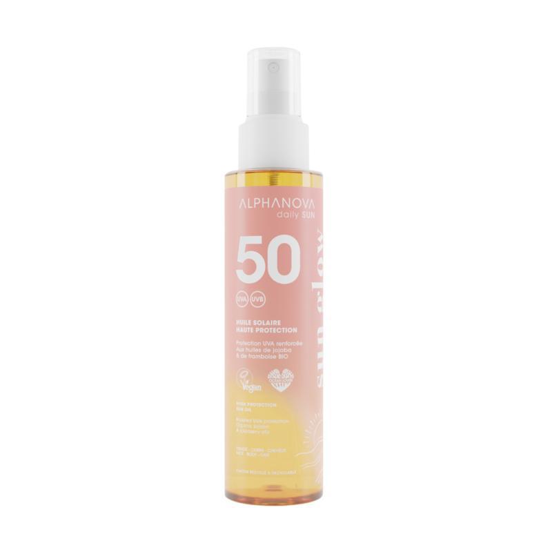Protective sun oil sun glow bio SPF50