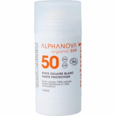 Alphanova Sun Sun stick SPF50+ blanc bio