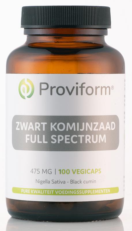 Zwart komijnzaad full spectrum 475mg (black cumin)