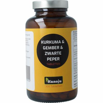 Hanoju Kurkuma + gember + piperine 500mg