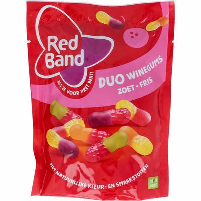 Red Band Winegums duo zoet fris