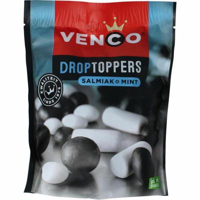 Venco Droptoppers salmiak mint