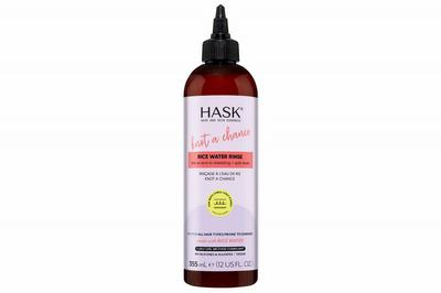 Hask Knot a chance rice water rinse