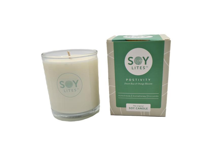 Soja geurkaars positivity