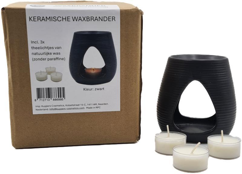 Brander voor smeltblaadjes incl. 3 theelichtjes