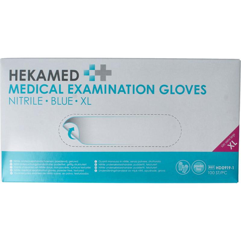 Hekamed handschoen soft nitril XL
