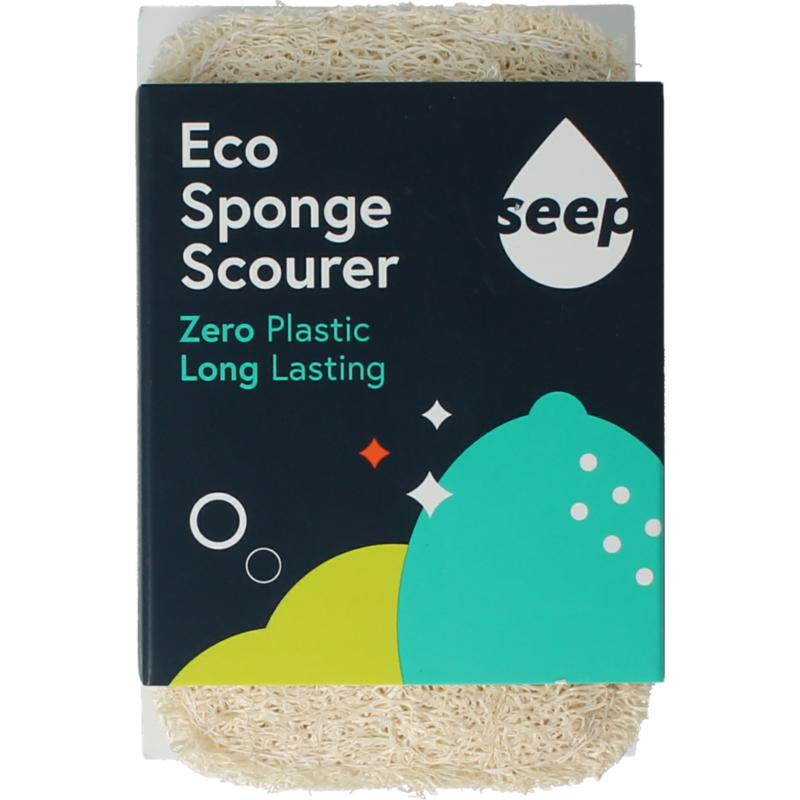 Spons met luffa schuurspons composteerbaar