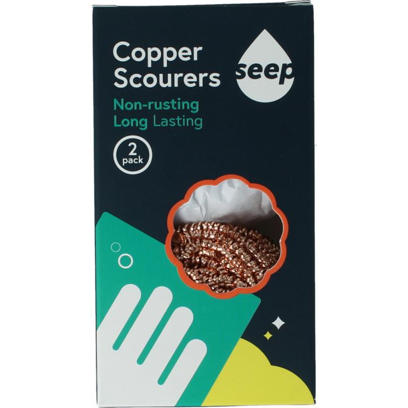 Koperen schuursponzen