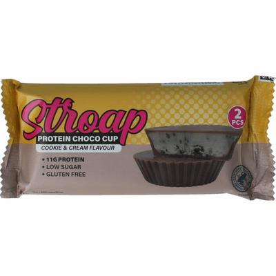 Stroap Protein choco cups cookie & cream