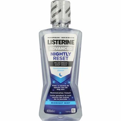 Listerine Mondwater nightly reset