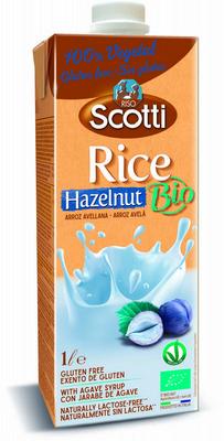 Riso Scotti Rice drink hazelnut bio