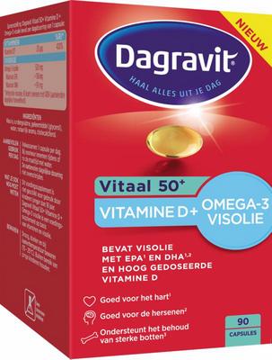 Dagravit Vitaal 50+ omega/vitamine D