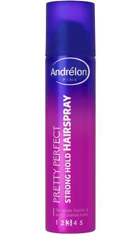 Pink hairspray extra strong hold