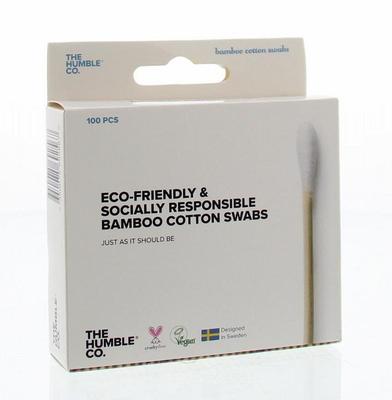 The Humble Co Wattenstaafjes bamboe wit