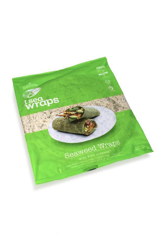I sea wraps met zeewier