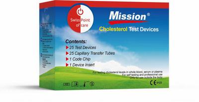 SWISSPOINT CARE Cholesterolmeter 3-in-1 (25 strips&25 capillairen)