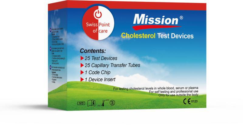 Cholesterolmeter 3-in-1 (25 strips&25 capillairen)