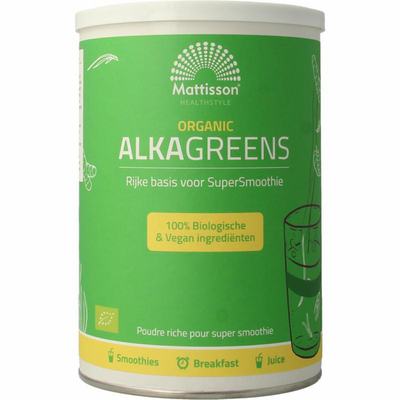 Mattisson Organic Alkagreens poeder bio Mattisson Organic Alkagreens poeder bio