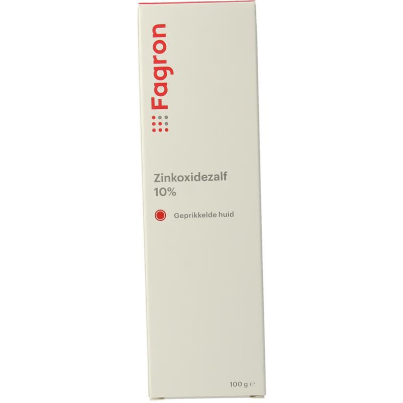 Zinkoxidezalf 10% met doos en bijsluiter