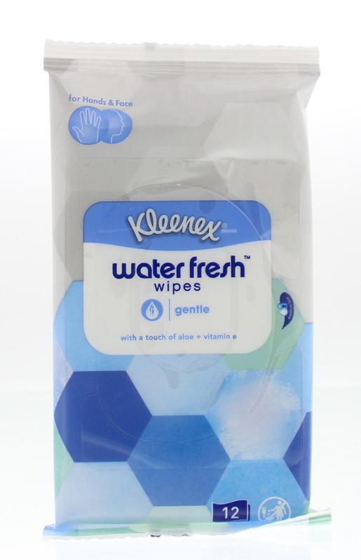 Water fresh wipes gentle