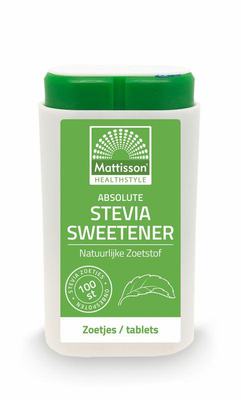Mattisson Stevia sweetener zoetjes/tablets Mattisson Stevia sweetener zoetjes/tablets