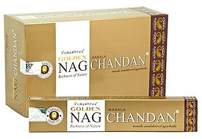 Vijayshree Wierookstokjes golden nag chandan stokjes