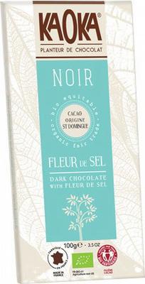 KAOKA choc bar dark seasalt 70% 100 g