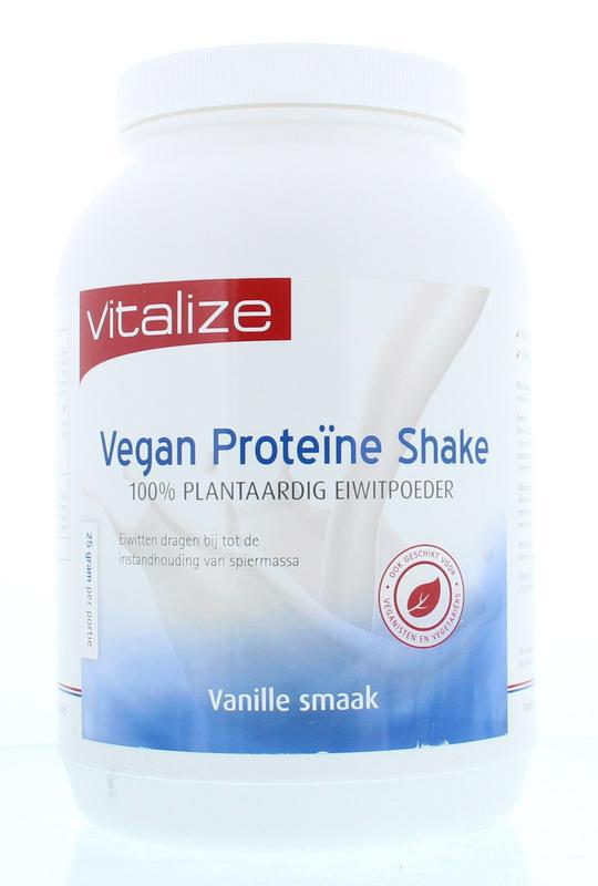 Vegan protein shake 100% plantaardig poeder