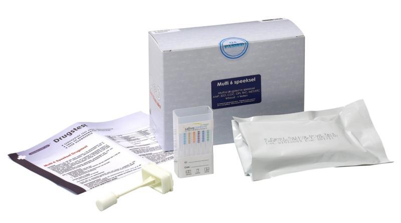 Multidrugtest 6 speeksel kit