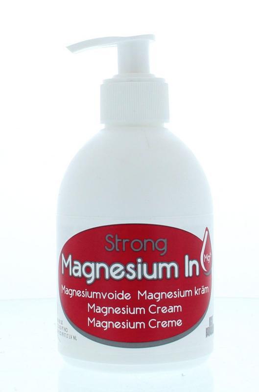 Magnesium + MSM in Strong creme pompflacon
