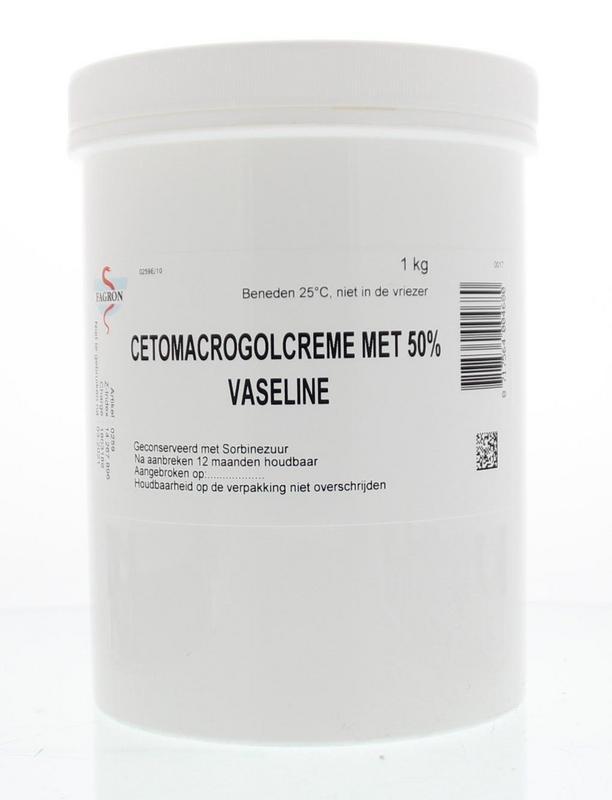 Cetomacrogol creme 50% vaseline